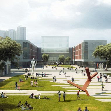 Ennead Architects 建筑事务所公开了天津美术学院的扩建方案10742.jpg