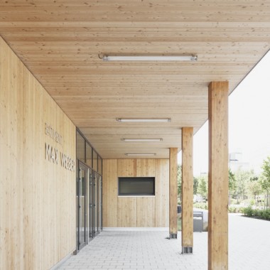 巴黎南泰尔大学实验楼：木材是检验空间品质的最佳材料  Atelier Pascal Gontier8045.jpg
