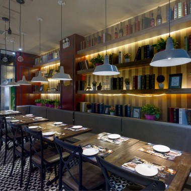 餐饮空间设计铁板烧餐厅设计【月影铁板烧】潋滟月影下的艺术餐厅264.jpg
