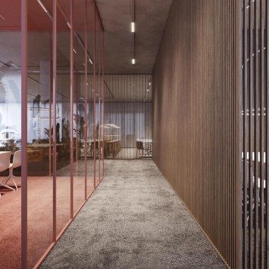 Office space：混凝土与粉色的绝配3601.jpg