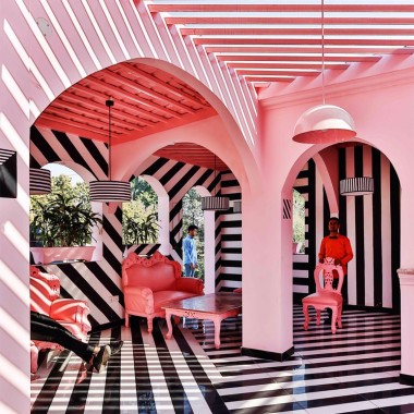 Renesa Architecture Design Interiors：粉红建筑的“斑马套装”6147.jpg