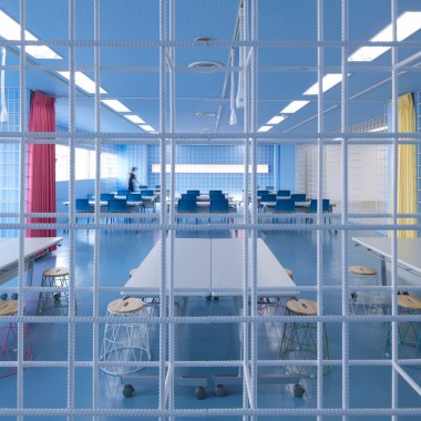 首发 - 有机建筑设计工作室：日本 自由透明的办公氛围 ReBar944.jpg